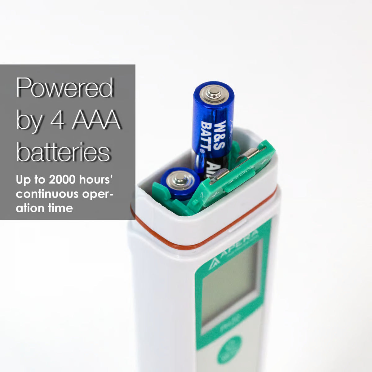 apera ph20 ph meter battery operation explanation 